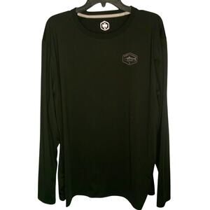 Northyard Long Sleeve Men's XL Athletic Shirt Black Nautical